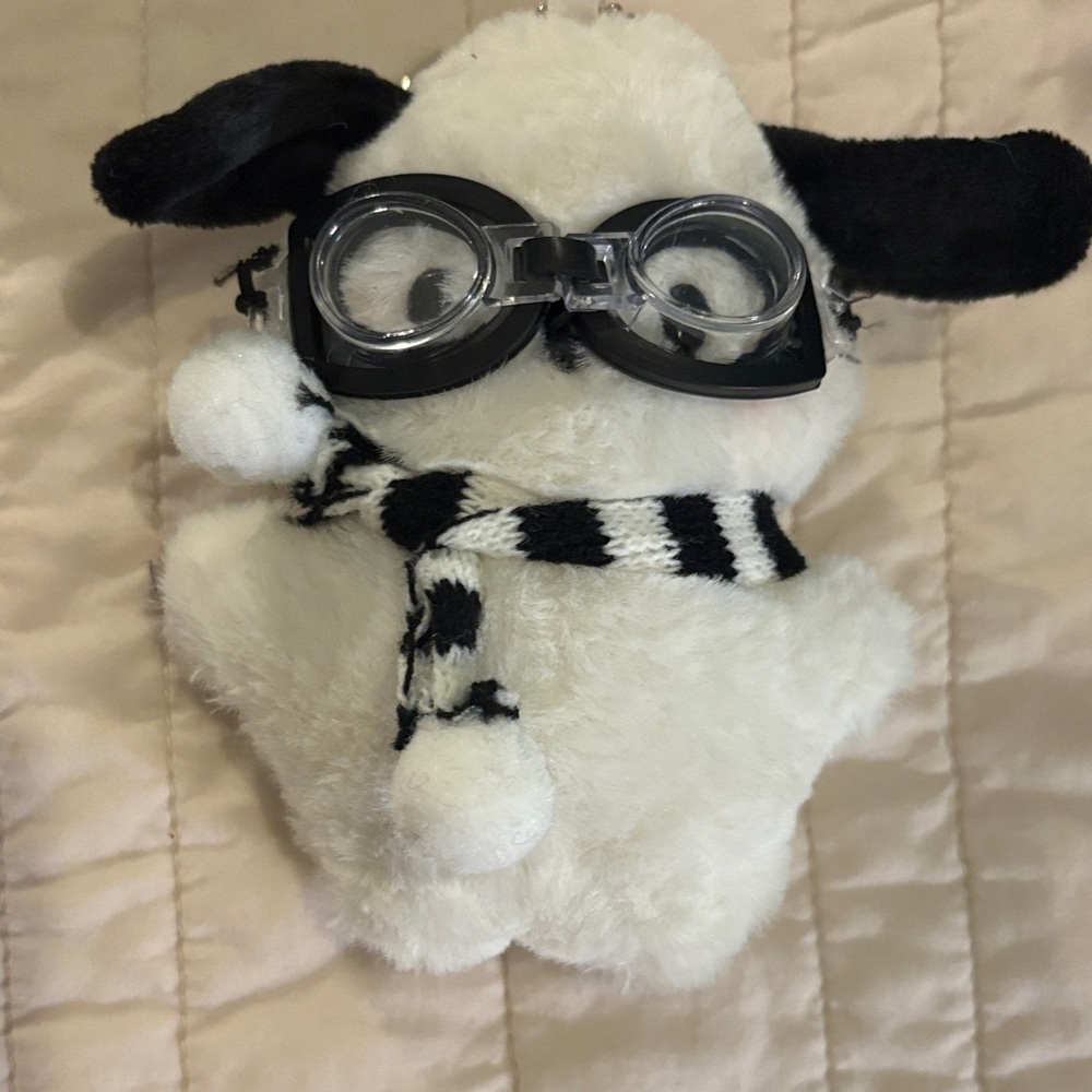 Patchako Dog Key Holder with Goggles